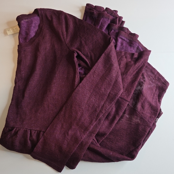 NWT Maurices S High-Low Tunic Top Burgundy Fall Casual Pretty 3003-Bp - Picture 9 of 10